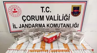 Son Dakika | Çorum'da 7 bin 800 adet dolu makaron ele geçirildi