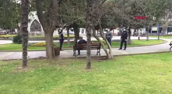 SAMSUN Karantinayı ihlal etti, parkta otururken yakalandı