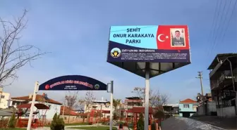 Şehit Onur Karakaya Parkı 18 Mart'ta açılıyor