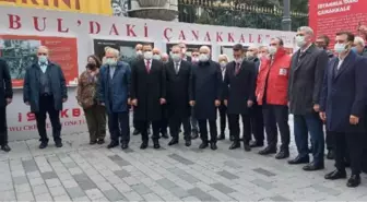 Çanakkale Zaferi'nin 106'ncı yılına özel 'İstanbul'daki Çanakkale sergisi' Beyoğlu'nda açıldı