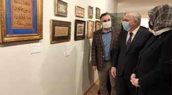 Hattat Abdurrahman Kılıç'ın 'Asar' isimli sergisi Fatih'te açıldı