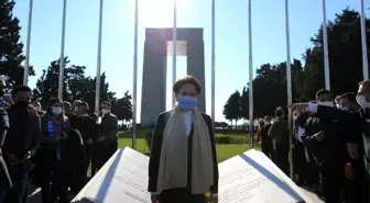 Son dakika haberi! İYİ Parti Genel Başkanı Akşener Şehitler Abidesi'nde