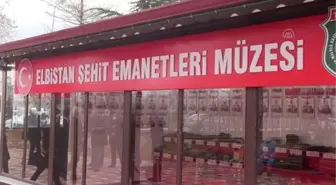 Son dakika haberi | KAHRAMANMARAŞ - Elbistan'da 'Şehit Emanetleri Müzesi' açıldı