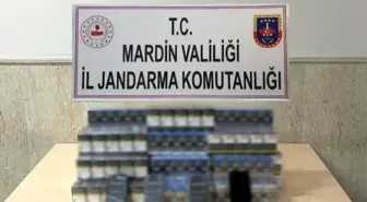 Mardin'de yolcu otobüsünde kaçak sigara ele geçirildi