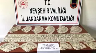 Nevşehir'de sahte 15 bin dolar ele geçirildi