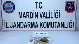 Mardin'de aranan zanlının üzerinde esrar ele geçirildi