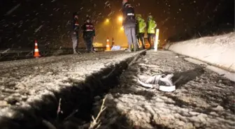 BOLU Otobüsten indikten sonra kamyonun çarptığı Barış, kadın yolcu ile tartışmış