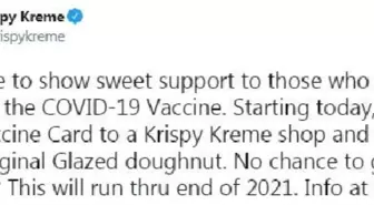 ABD'de donat zincirinden aşı kampanyası: Aşı karnesini göster, bedava donatı kap