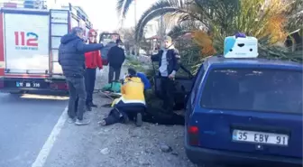 Ağaca çarpan otomobilin sürücüsü yaşamını yitirdi