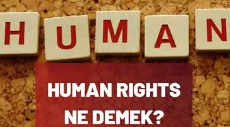 Human Rights ne demek? Human Right Türkçesi nedir?