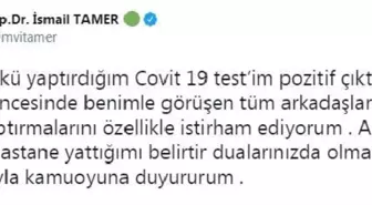 Son dakika... AK Parti'li Tamer, koronavirüse yakalandı