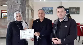 Ünsal'dan Pusula Gazetesine teşekkür belgesi