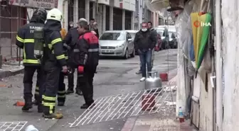 Tüpten sızan gaz bomba gibi patladı, mahalle ayağa kalktı