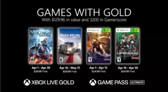 Xbox Live Gold Nisan ayı ücretsiz oyunları belli oldu!