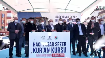 Hacı Yaşar Sezer Kur'an Kursu'nun temeli törenle atıldı