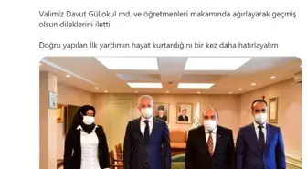 Validen, öğrencinin hayatını kurtaran öğretmenlere teşekkür