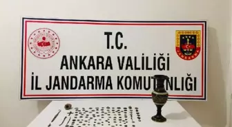 Ankara'da, 125 adet tarihi eser ele geçirildi