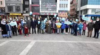 Son dakika haberleri! Otizmli çocuklar mavi ladin dikti ve mavi balon uçurdu