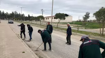 Samsat sokaklarında bahar temizliği