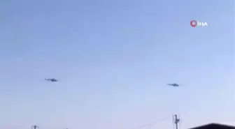 Ukrayna sınırında Rus askeri helikopterlerin uçuş gerçekleştirdiği iddiası