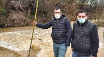 3 yıldır akmayan dere taştı