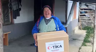 TİKA'dan Doğu Makedonya'da gıda paketi desteği