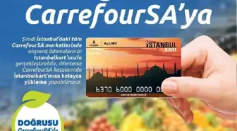 İstanbul kartlılara markette alışveriş ve yükleme yapma imkanı