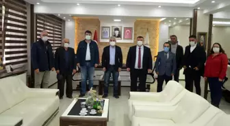 AK Parti ve MHP'den Başkanı Alp'e ziyaret