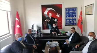 Başkan Arvas ve Sabırlı'dan emniyet amirliğine ziyaret