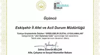 Eskişehir AFAD'a ödül