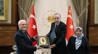 Erdoğan, şehit savcı Kiraz'ın anne ve babasını kabul etti