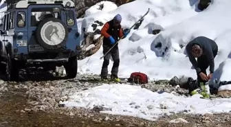 (Özel Haber) Munzur Dağlarında dağ kayağı keyfi