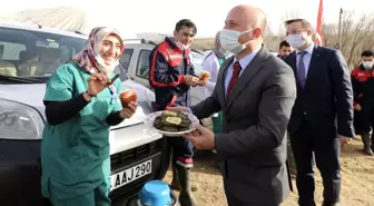 Vali Varol 'Etçi ve Kombine Irkların Yaygınlaştırılması Projesi' açılış programına katıldı