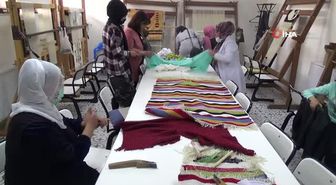 Kullanılmayan tekstil ürünleri kadınların elinde yeniden hayat buluyor