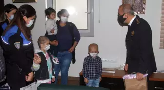 Lösemili çocuklar emniyet müdürü oldu