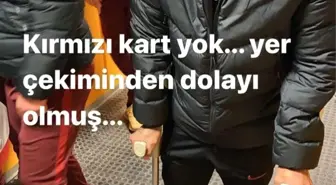 Arda Turan: 'Kırmızı kart yok, yer çekiminden dolayı olmuş'