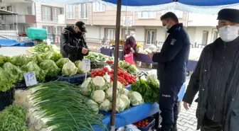 Pazar alanında HES kodu denetimi