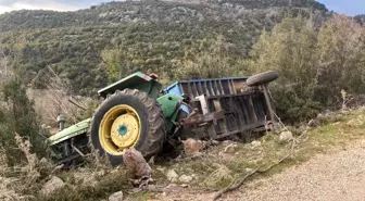 Traktörün elfrenini çekmeyi unutunca, sonu oldu