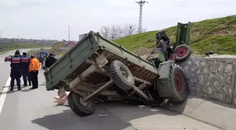 Bu kazayı burunları bile kanamadan atlattılar