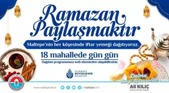 Maltepe Belediyesi'nden 60 bin kişiye ücretsiz iftar yemeği