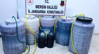 Mersin'de bin 184 litre sahte içki ele geçirildi