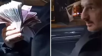 Elinde bir tomar parayla video çekti: Birazdan hepsini vatandaşlara dağıtacağız