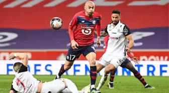 Burak, Zeki ve Yusuf şampiyonluk yolunda yara aldı! Lille, sahasında Montpellier'le 1-1 berabere kaldı