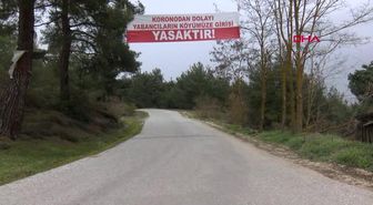 ÇANAKKALE KÖYE YABANCI GİRİŞİ YASAKLANDI, VAKA SIFIRLANDI-TEKRAR
