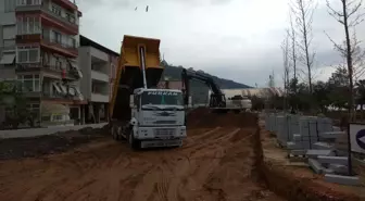 Hereke Sahili yolu yapımına başlandı