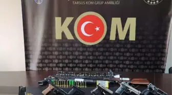 Son dakika: MERSİN VE ADANA'DA SİLAH KAÇAKÇILIĞI OPERASYONU: 14 GÖZALTI