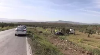 Otomobil şarampole yuvarlandı: 2 yaralı