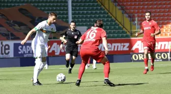 Süper Lig: Aytemiz Alanyaspor: 2 - Gaziantep FK: 2 (İlk yarı)