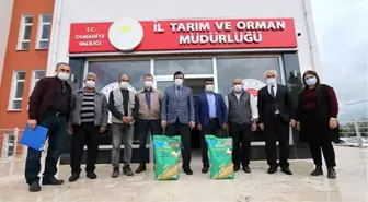 Osmaniye'de çiftçilere silajlık mısır tohumu dağıtıldı