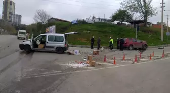 Samsun'da trafik kazası: 2 yaralı